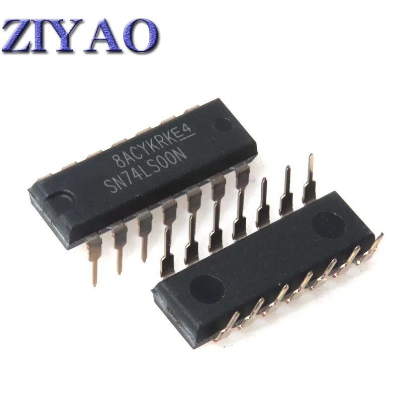 10pcs/lot 74LS00 74LS00N SN74LS00N 7400 DIP-14 In Stock