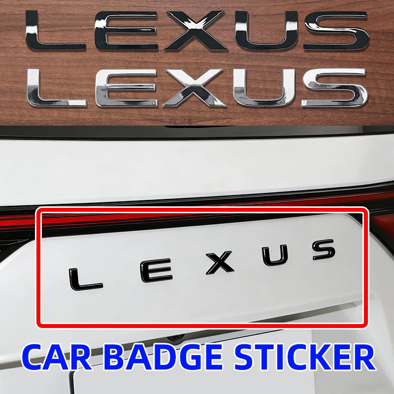 Наклейки-логотипы для автомобилей, декоративные наклейки на задний багажник, эмблемы для Lexus F SPORT ES RX NX LS UX IS CT GS RC HS SC TX LX GX RZ