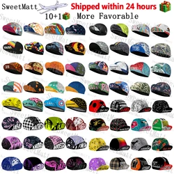 Sweetmatt Classic Retro Polyester Cycling Caps  Pack of 10 Quick Dry Breathable Bike Hat Summer Bicycle Sports Balaclava Unisex