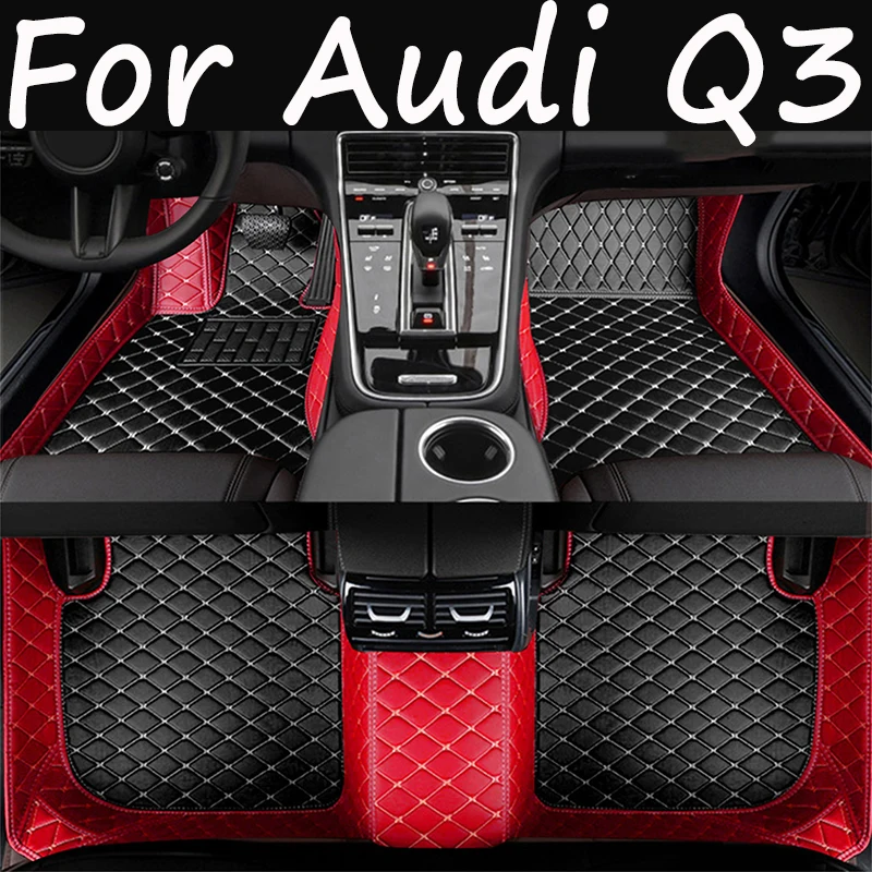 

Artificial Leather Custom Car Floor Mats for Audi Q3 Sportback 2020-2023 Year Interior Details Car Accessories