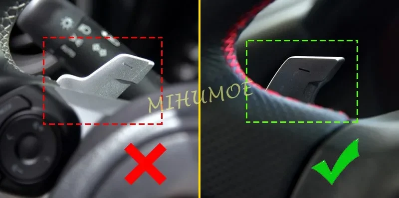 Red Aluminium Steering Wheel Paddle Shifter Extension Stylish For Subaru Forester Impreza XV Crosstrek Ascent Outback Legacy BRZ