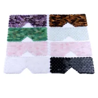 Nueva herramienta de masaje de máscara de ojos de Jade de cuarzo rosa, piedra de masaje de relajación de ojos de Jade Natural, herramienta de cuidado de belleza para masaje de piel, regalo