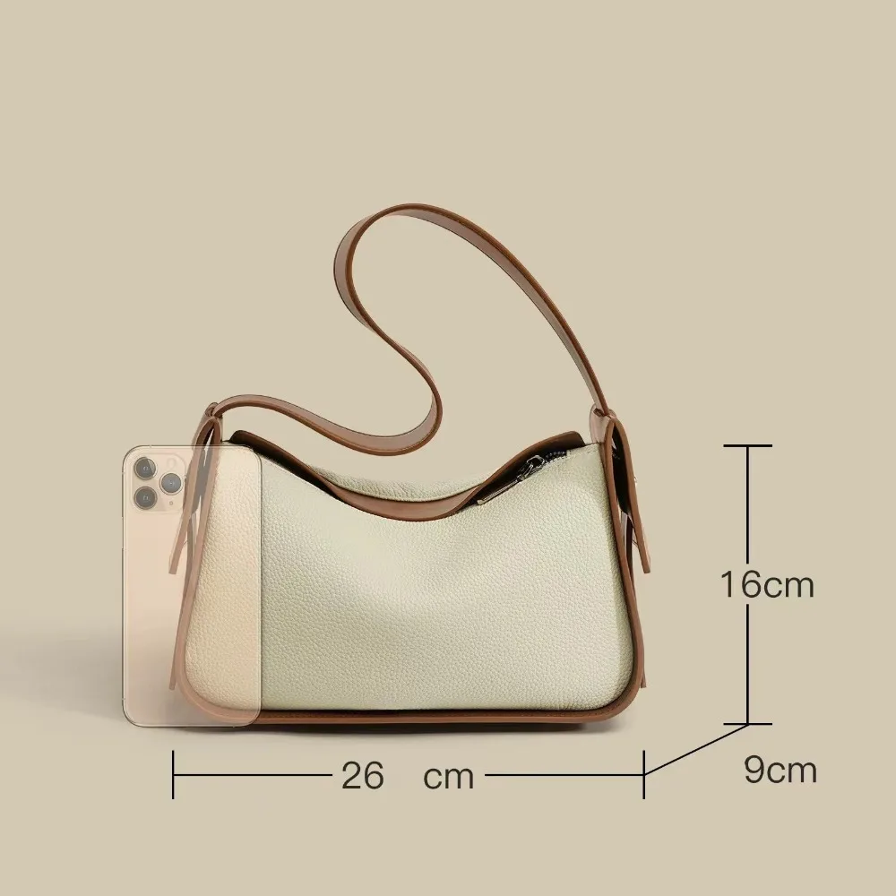 2023 Summer New Luxury Bag Soft Genuine Leather Bag for Women Unique Handbags Real Leather Shoulder Lady Pouch Crossbody Tote