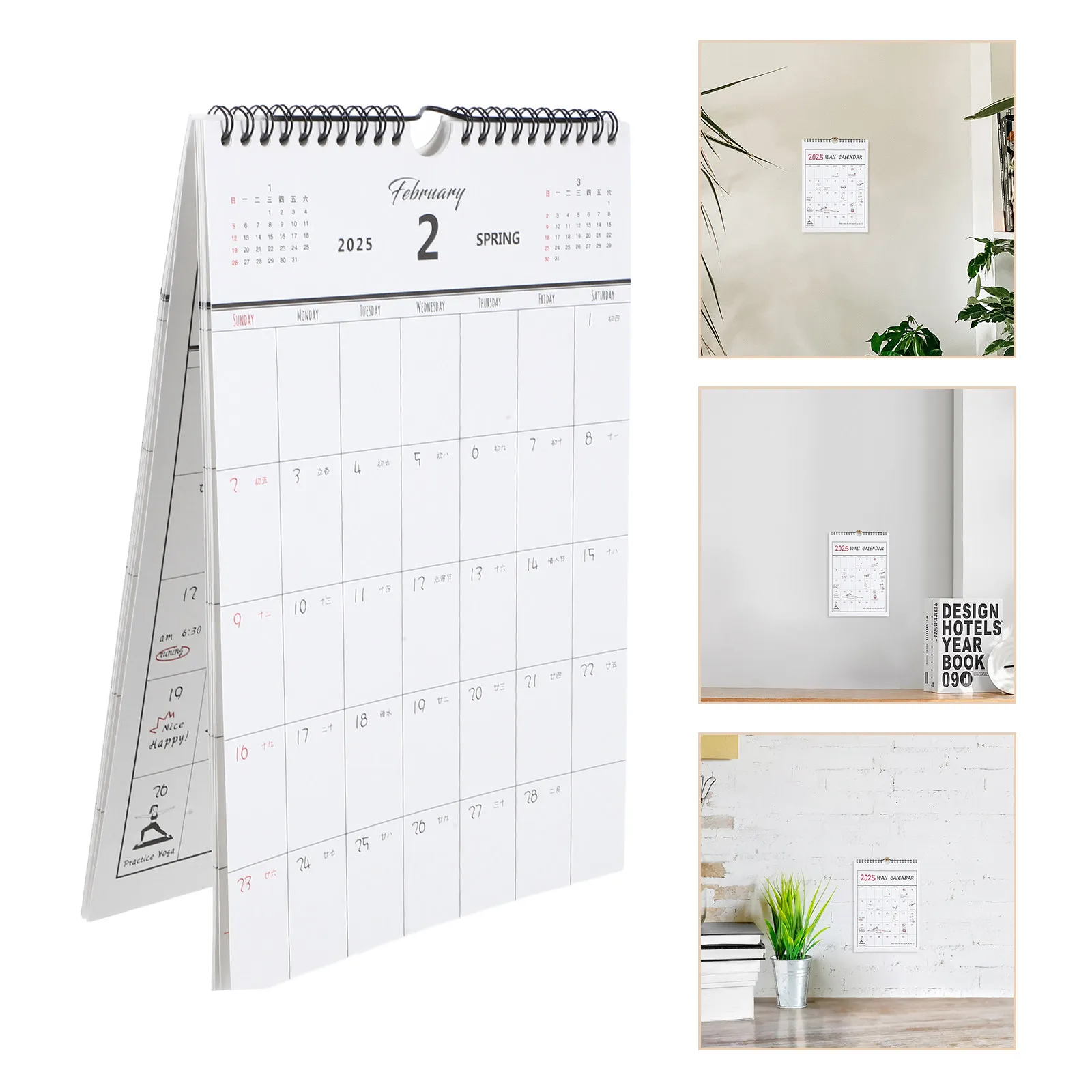 

Wall Calendar Multi Functional Monthly Small Hanging Clear Printed Planner 2024 9 2025 12 Office Decor Family Planning Calendar