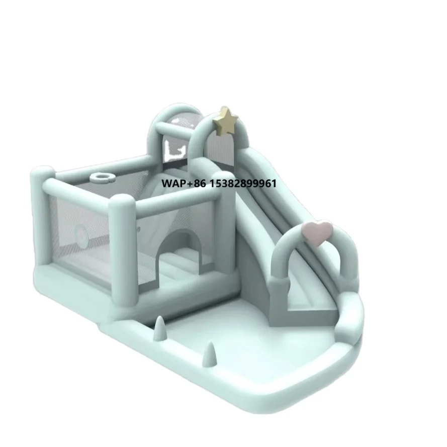 

Professional Manufacturer Outdoor Children Toys Blue Inflatable Bouncy House Castle for Wedding Party Activities