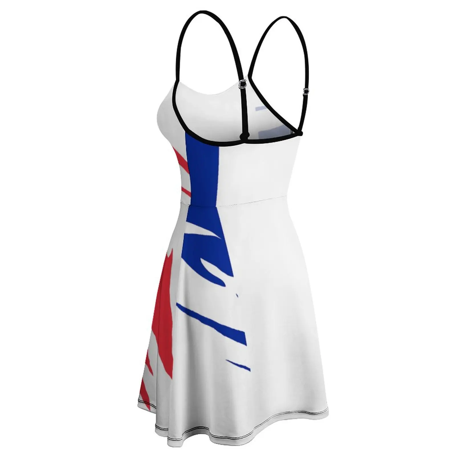 Sexy  Woman's Dress Dresses Stylized Flag of France Women's Sling Dress Novelty  Parties Humor Graphic