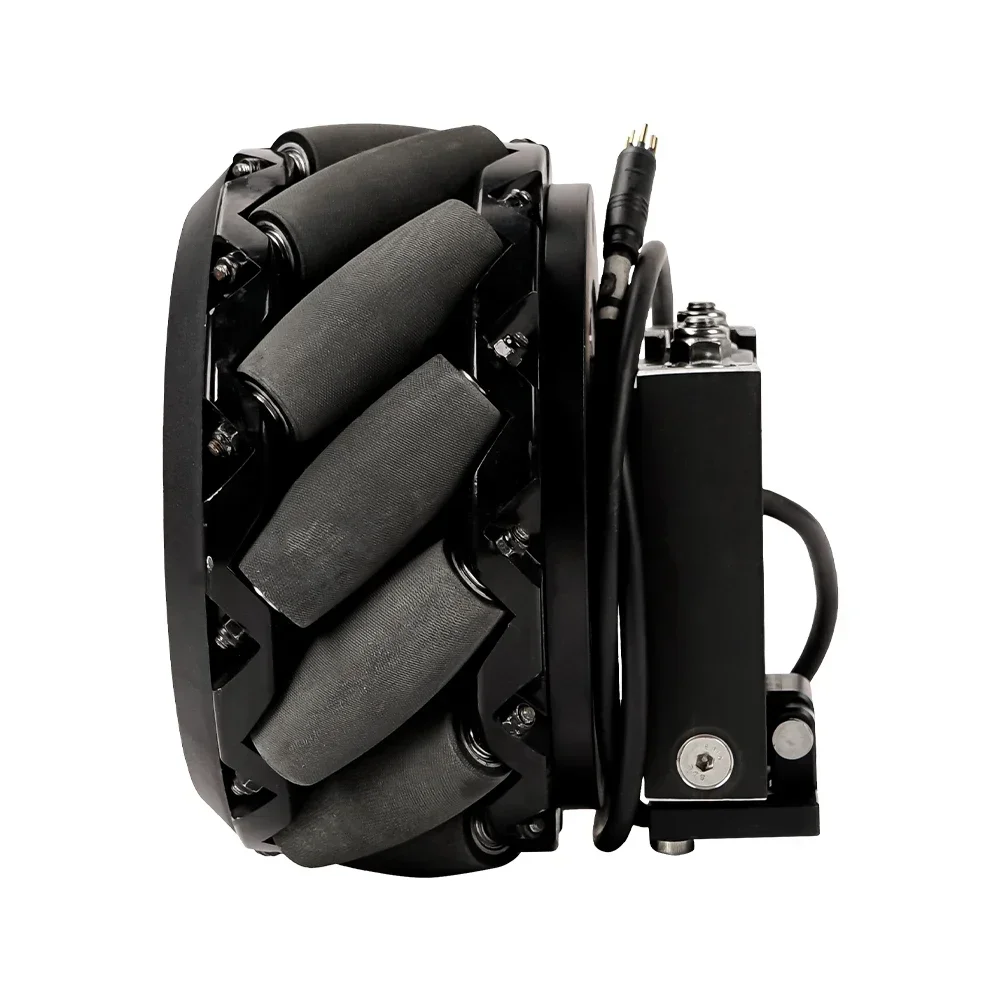 7 Inch Mecanum Wheel Motor Omniwheel Motor for Robots and Mobility Platform 300kg Payload