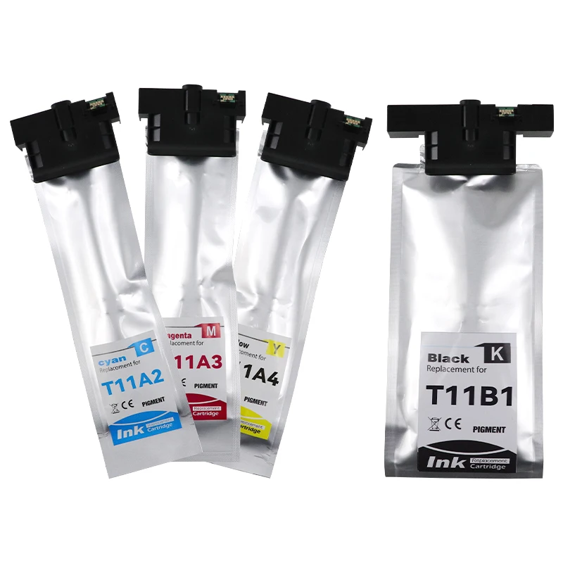 أمريكا اللاتينية T11B1 T11A2 T11A3 T11A4 خرطوشة الحبر الصباغ مع رقاقة لإبسون القوى العاملة WF-C5890 WF-C5390 خرطوشة حبر الطابعة #3