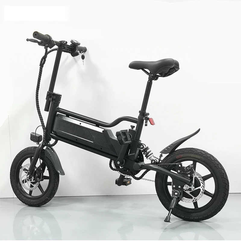 RRE Electric bicycle 36V 350w 15Ah folding small power ultralight lithium electric bicycle