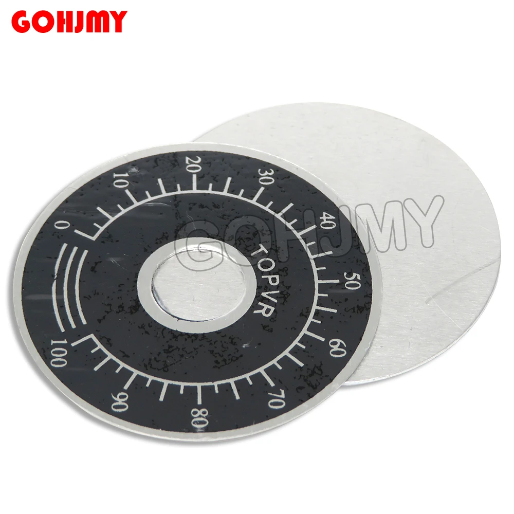 5PCS 0-100 scale WTH118 potentiometer knob digital scale can be equipped with WX112 TOPVR