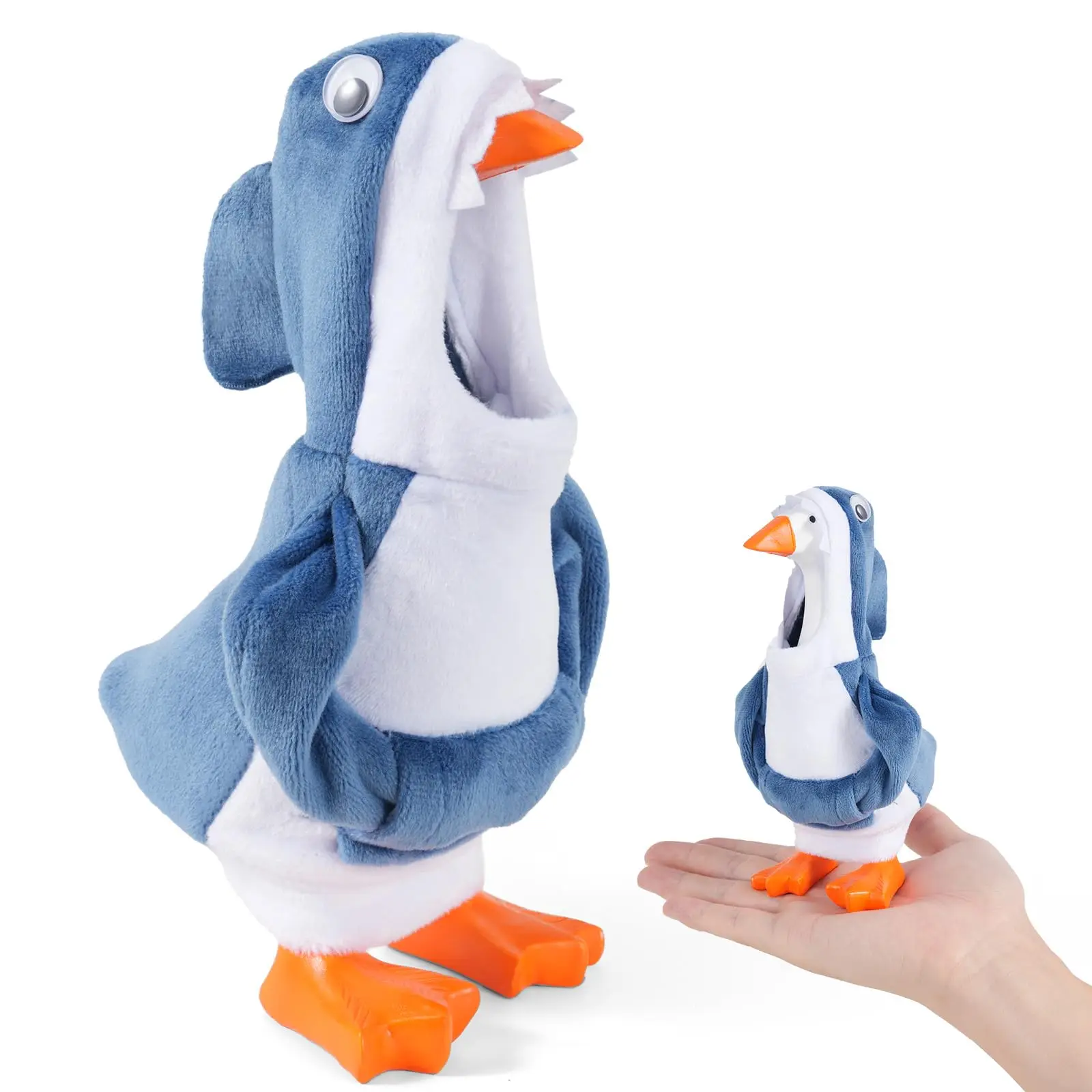 7inch Desk Goose Outfits, Mini Desktop Goose Clothes Desk Goose Accessories Set for Magnetic Goose Statue