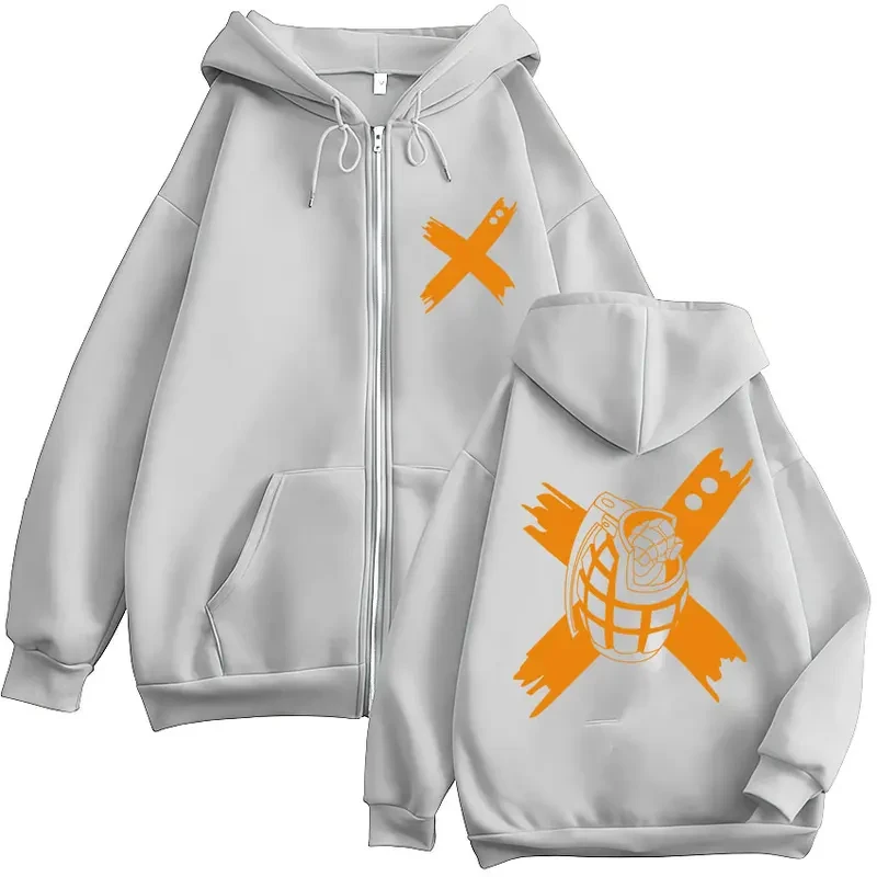 Japan Anime My Hero Academia Zip Up Hoodies Harajuku Fashion Manga Vintage Sweatshirt Men Women Fleece Oversized Tracksuit Coats - view 6