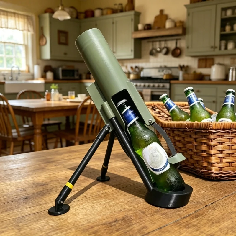 

Creative Practical Bottle Opener, Tactical Cap Remover, Compatible with 330ml Beer Bottle, Gadget for Camping and Bar Use