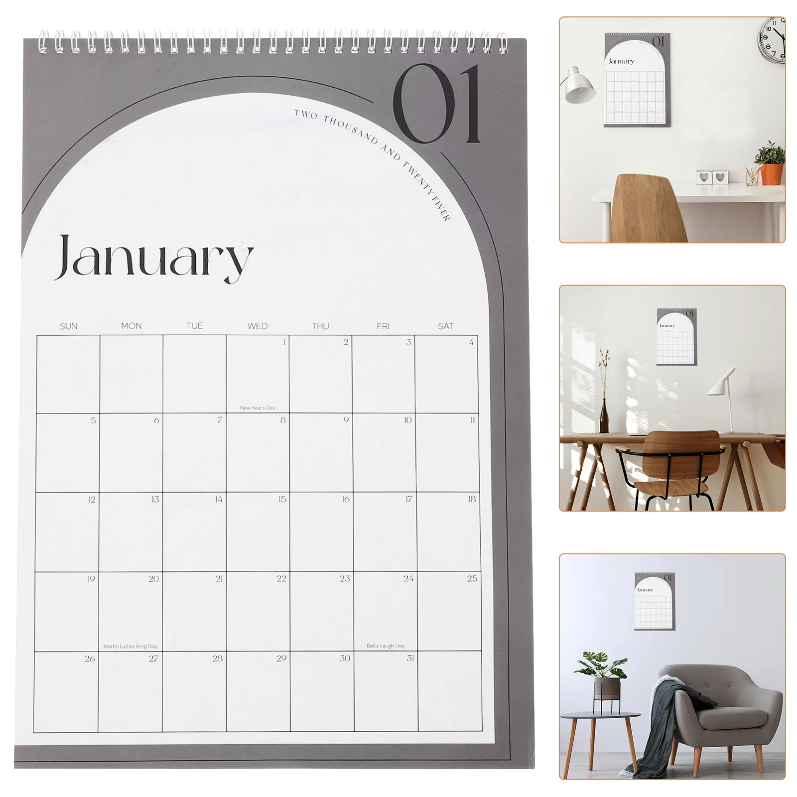 2026 A5 PU Planner Notebook Daily Weekly Appointment Book Portable Stylish Journal for Scheduling Note Taking and Goal Tracking