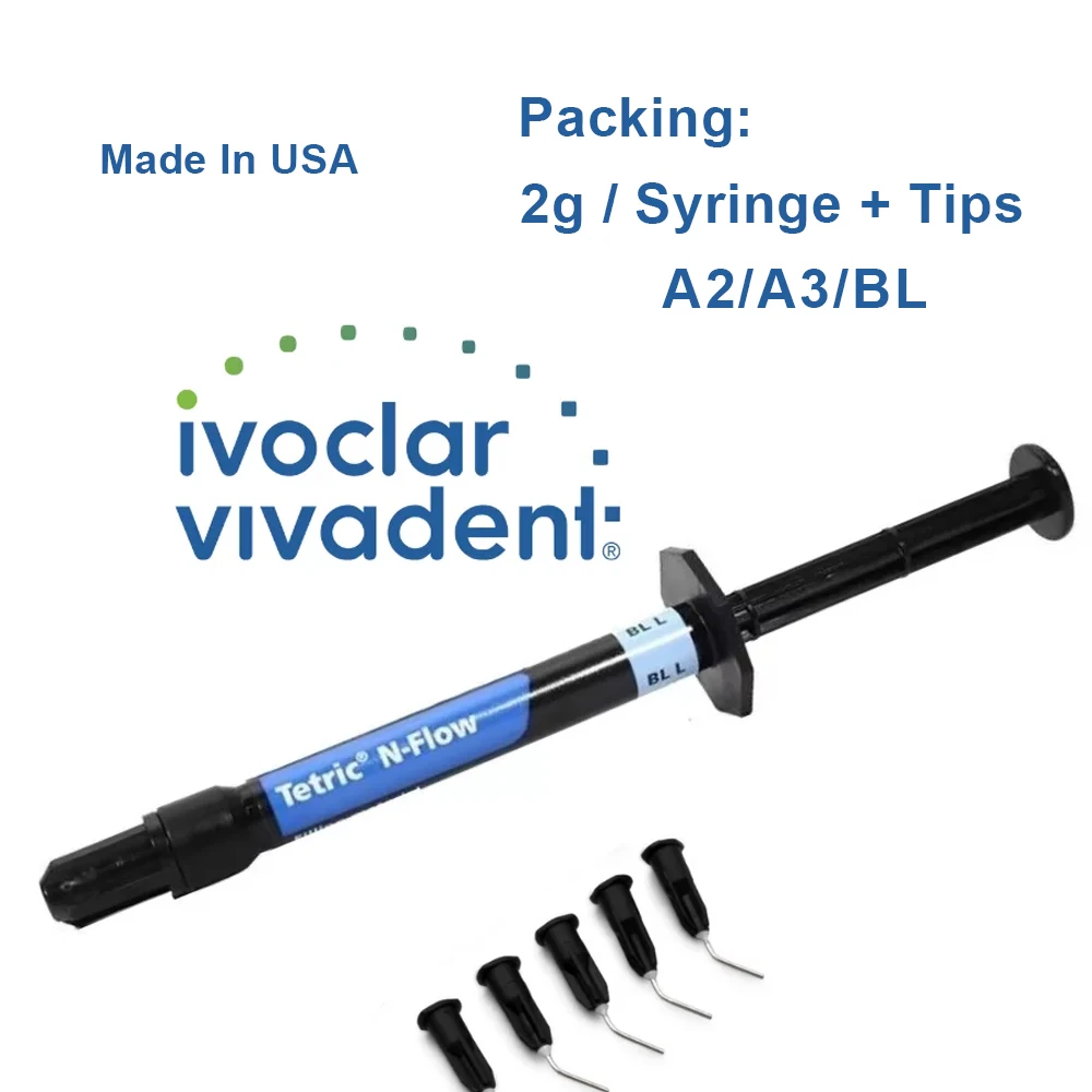 

Dental Materials Ivoclar Vivadent Tetric N Flow Ceram A2 A3 BLL Bleach L White Teeth Filling Flowable Dentist Dentistry Supplies