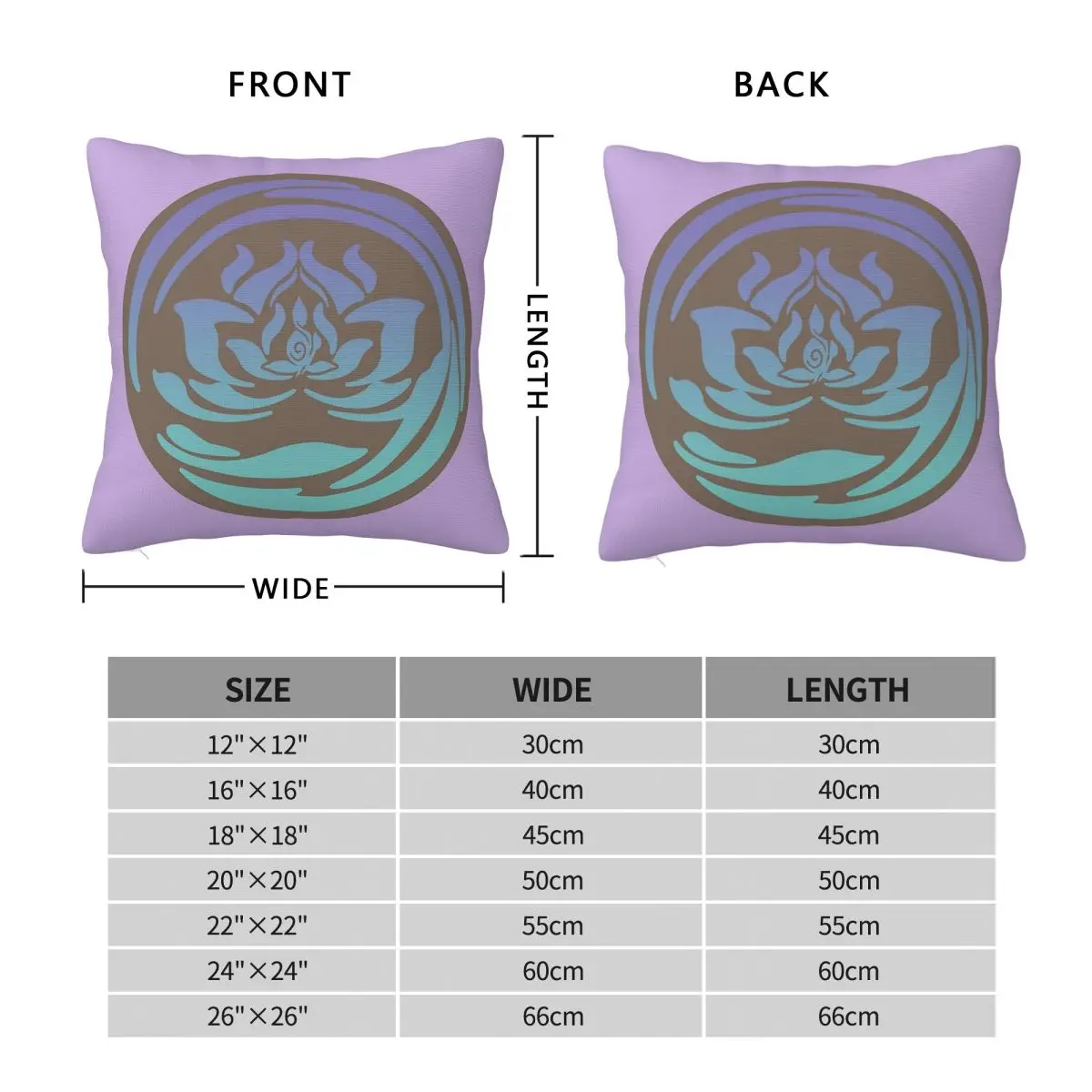 The Untamed Yunmeng Jiang Sect Square Pillowcase Polyester Linen Velvet Printed Decorative Throw Pillow Case Home 45x45