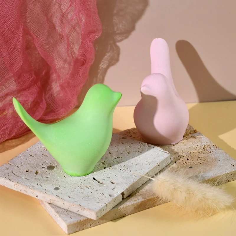 3D Birds Silicone Mold Cute Bird Shape Candle Plaster Gypsum Epoxy Resin Molds DIY Handmade Aromatherapy Soap Home Decor Tools