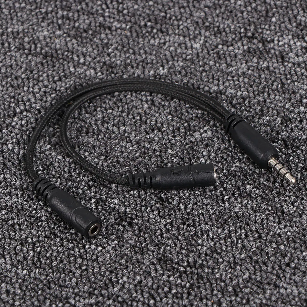 2 in 1 3.5mm Headset Splitter Female to Dual 3.5mm Male Audio Mic Stereo Cable Adapter for Pc Laptop Skype Gaming Chat