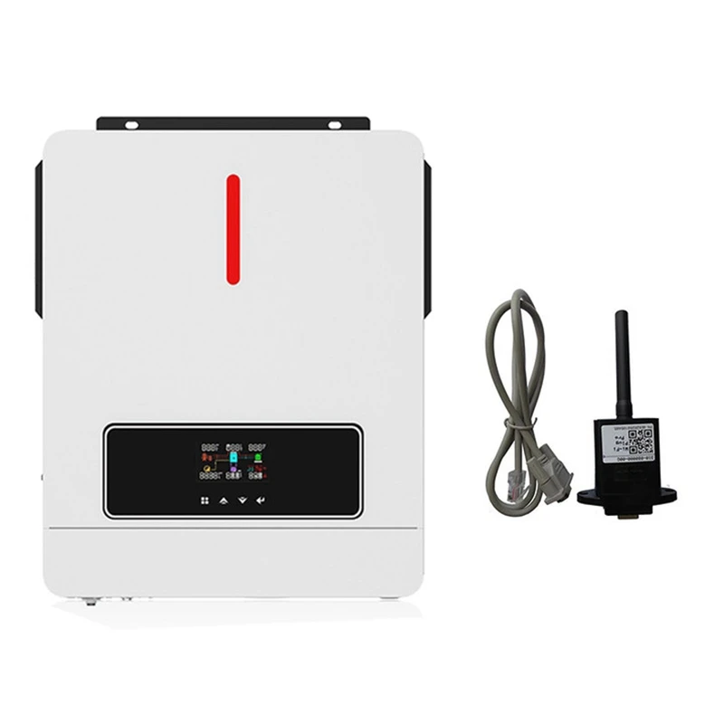 Imagem -06 - Inversor Solar Híbrido Ecgsolax Onda Senoidal Pura Inversor Híbrido Solar Controlador Mppt pv Max 500vdc 24v 48v 220v ac 120a 65 kw Inversor Hibrido Off Grid