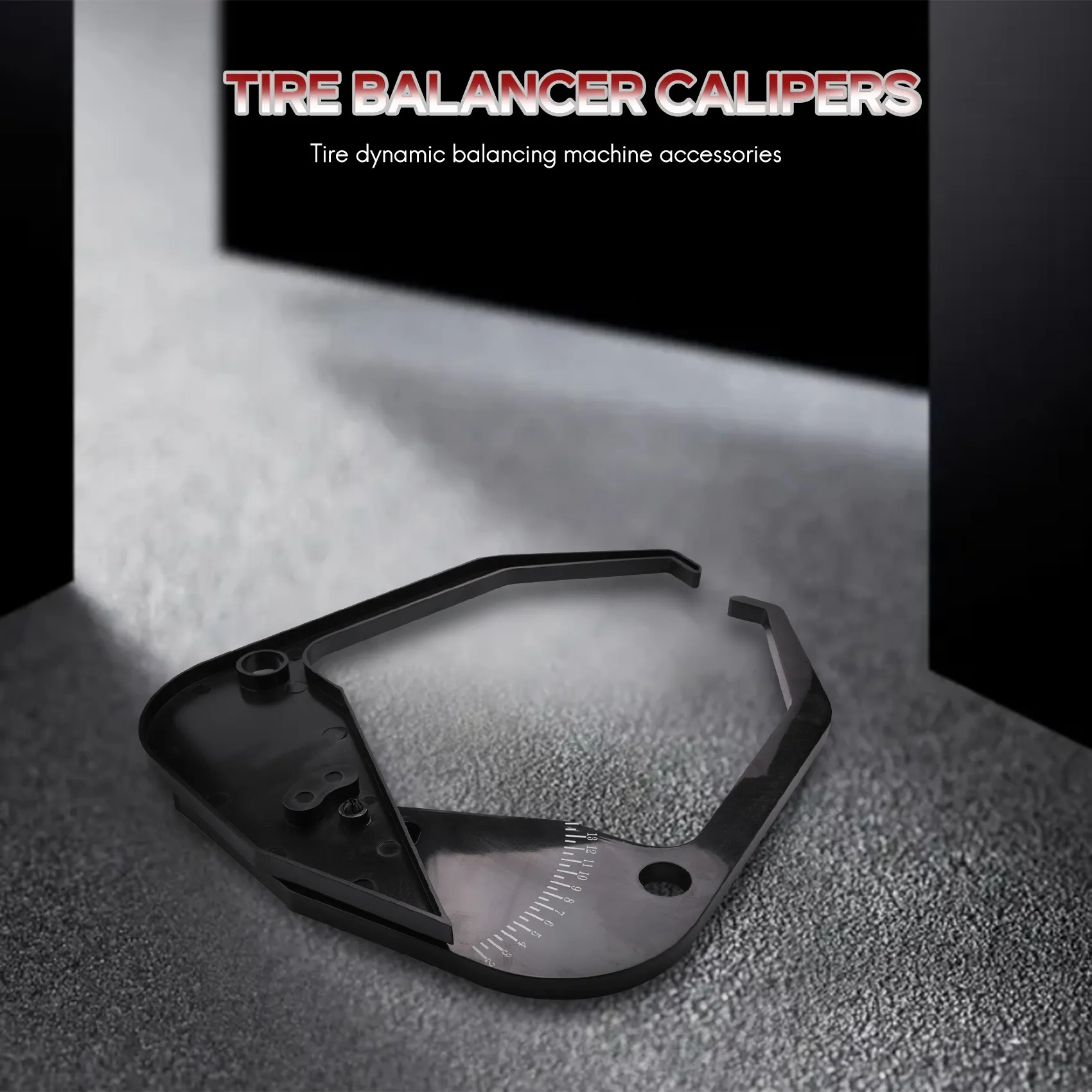 #63W (Black)Tire Balancer Caliper Coats Wheel Rim Width Measurement,Automotive Parts & Accessories