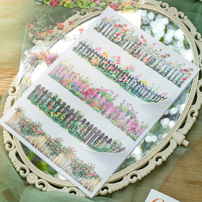 Mr. Paper 4Style 20Pcs/bag Into Nature Series Landscaping Sticker Book DIY Handbook Scrapbook Phone Case Photo Frame Calendar