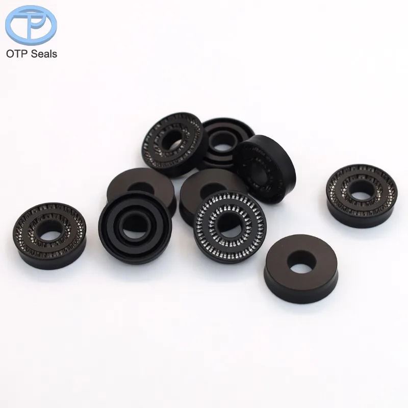 

Spring seal ring for Shaft Modified PTFE seals double spring groove seals v-springs Non-standard shaped parts factory customized