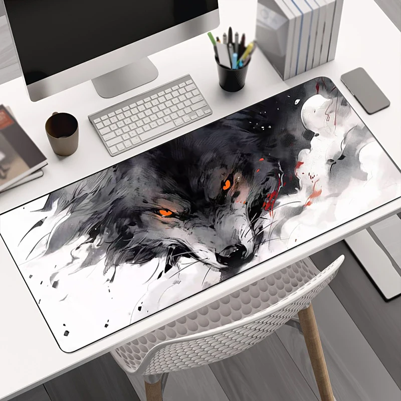 Legal monstros chinês japonês dragão tigre mouse pad gaming mousepad xxl teclado antiderrapante escritório tapete portátil ratos almofada