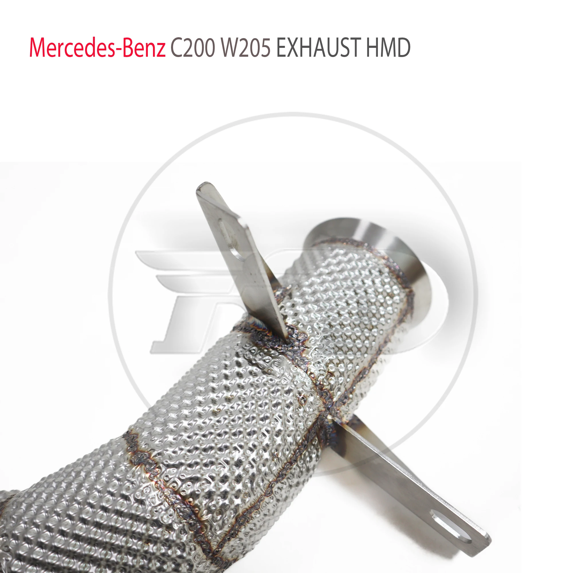 

High Quality Downpipe For BENZ C200 W205 Right Rudder Stainless Steel Heat Shield Exhaust System High Flow Performance HMD