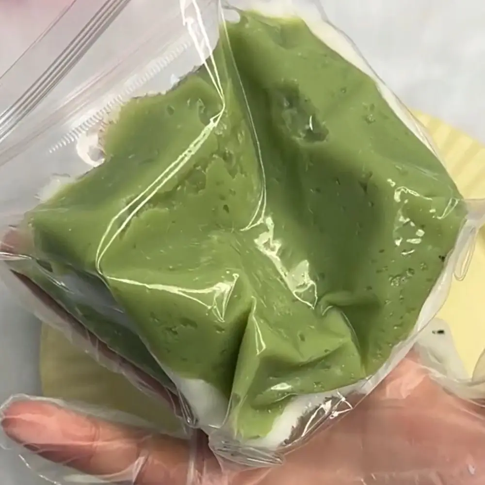 Pretend Play Three-layer Toast Squeeze Toys Matcha Sea Salt Toast Fidget Toy Colorful Soft Sadnwich Fidget Toy Adults
