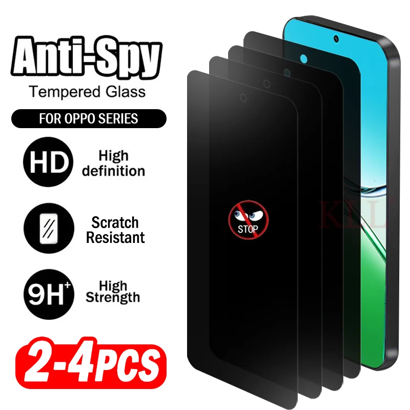 

2-4 шт. защитное закаленное стекло для Oppo A5x A3x A5 A3 Pro 4G 5G A80 A60 A79 A59 A96 A76 A36 антишпионские защитные пленки для экрана