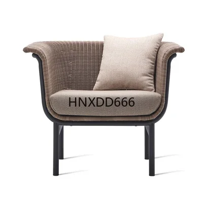 Outdoor leisure rattan sofa rattan chair waterproof and sunscreen combination