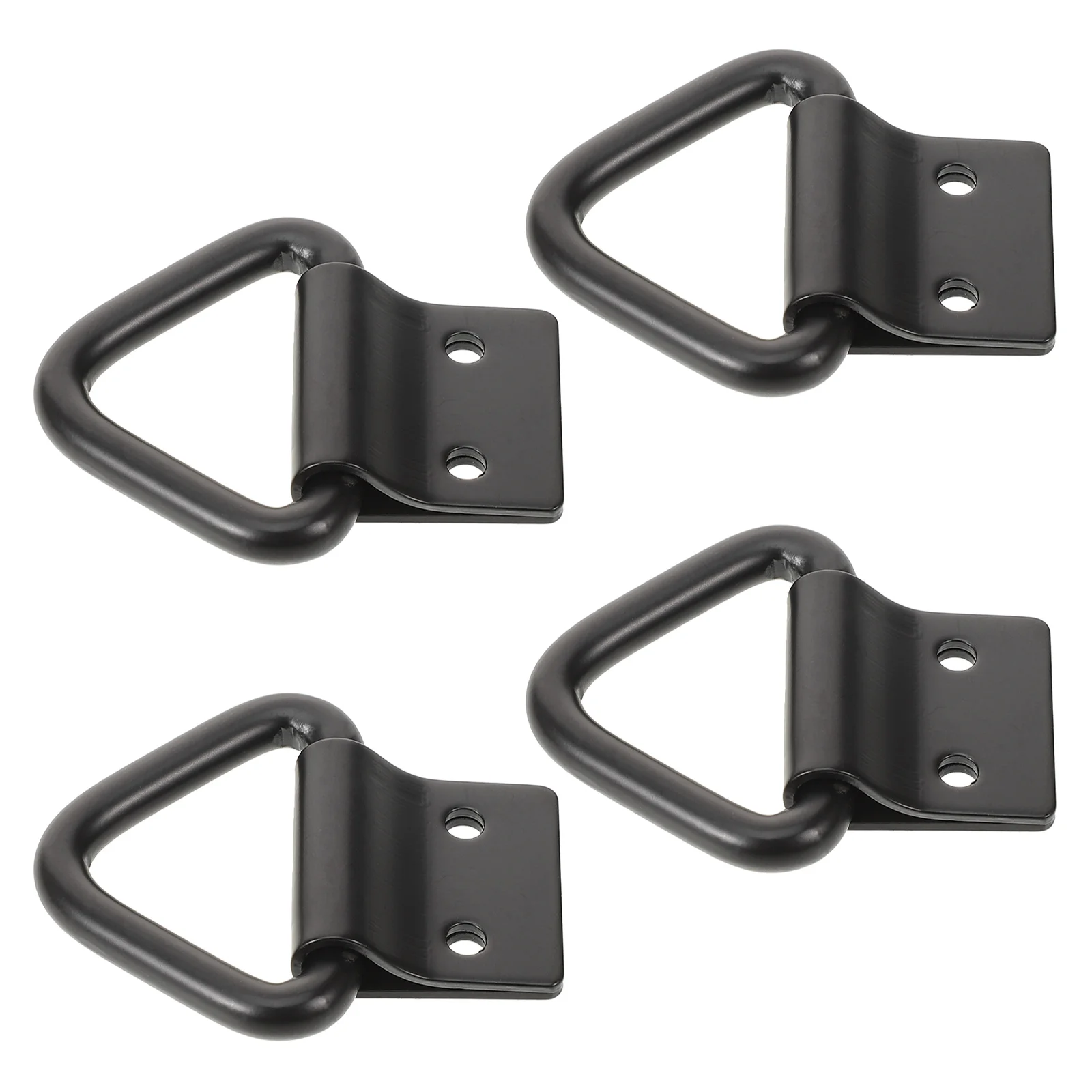 

4pcs Truck Bed Tie Down Anchors Heavy Duty Lashing Rings Trailer Cargo Hooks Trunk Fixed Metal Anchors For