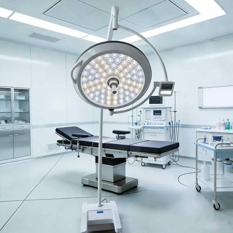 Medical Lights Factory OEM Customized High Performance Surgical  Mobile LED Shadowless  Surgical Deep Cavity