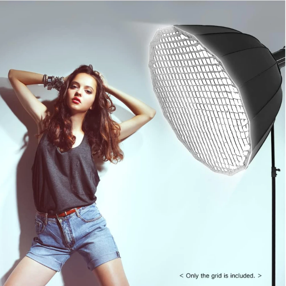 Individual Honeycomb Grid For Parabolic Softbox Mount Studio Lighting For Portrait Fashion Photography QR-P60T/70T/90T/120T/150T