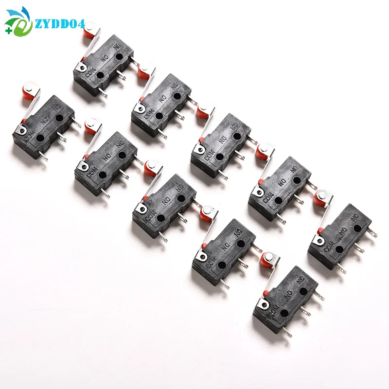 ● 10個入り マイクロローラーレバーアーム開閉リミットスイ - Limit Switch Cnc のレビューと価格