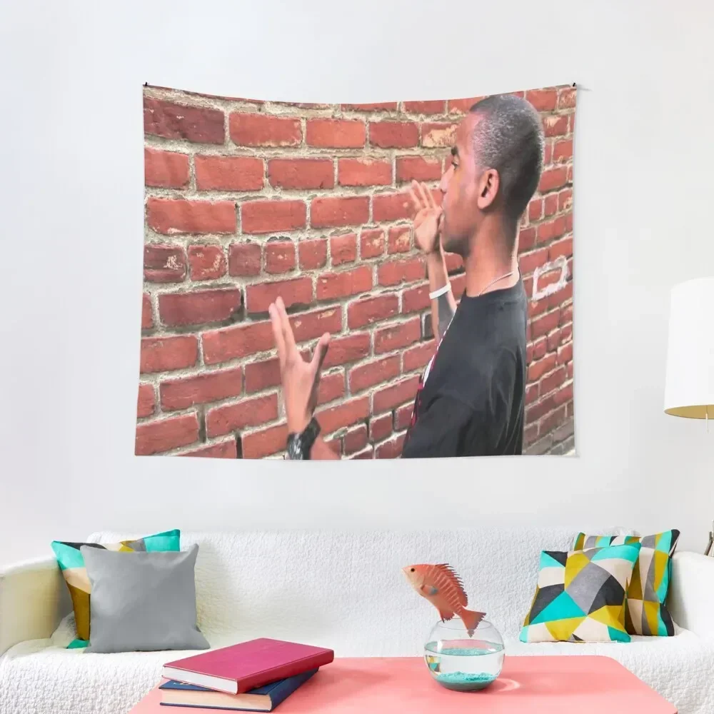 

Guy talking against wall Tapestry House Decoration Japanese Room Decor Tapestry