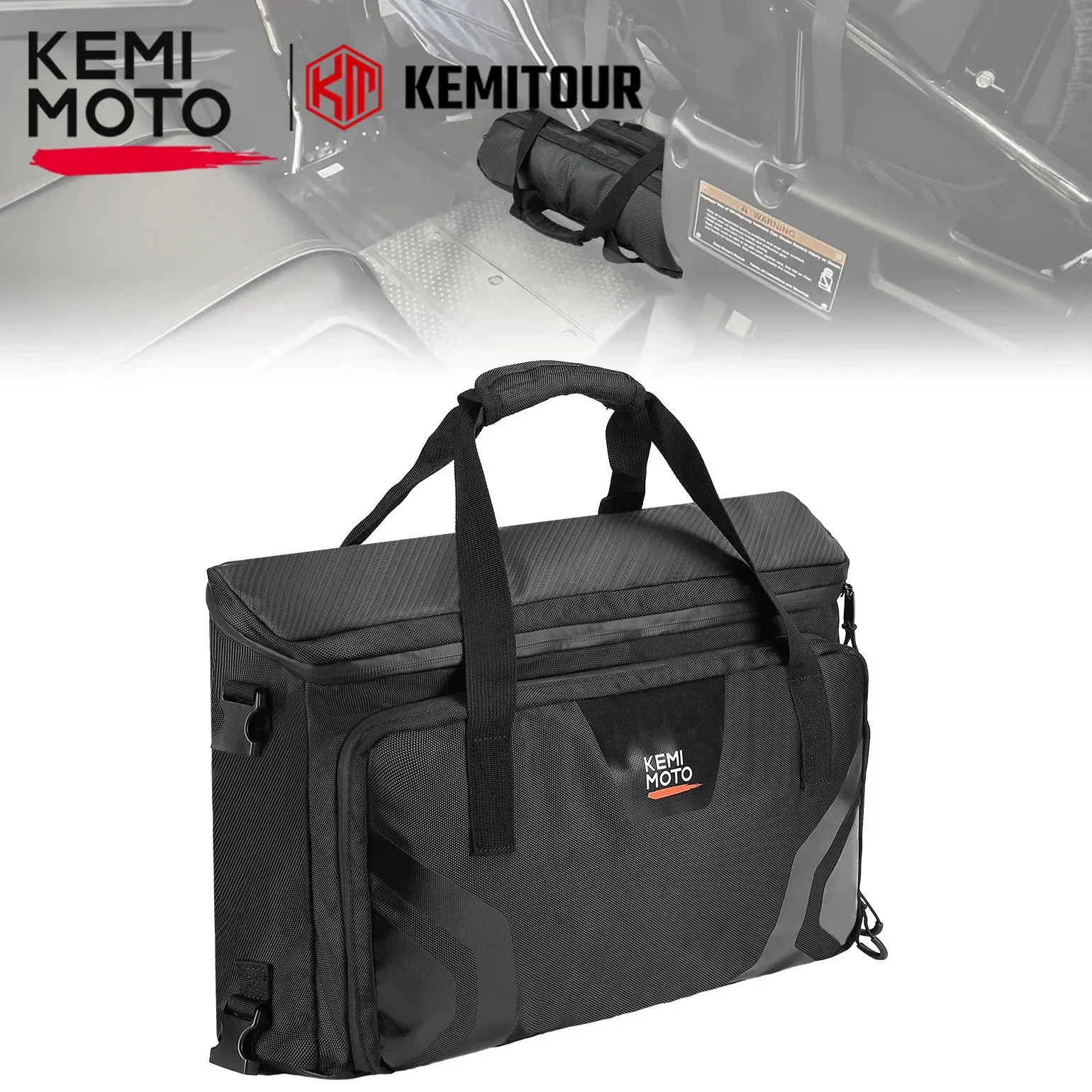 UTV 1680D Oxford Fabric Under Seat Storage Bag #0SL77-HL8-A00 Compatible with Honda Pioneer 1000-6 Deluxe Crew 2023