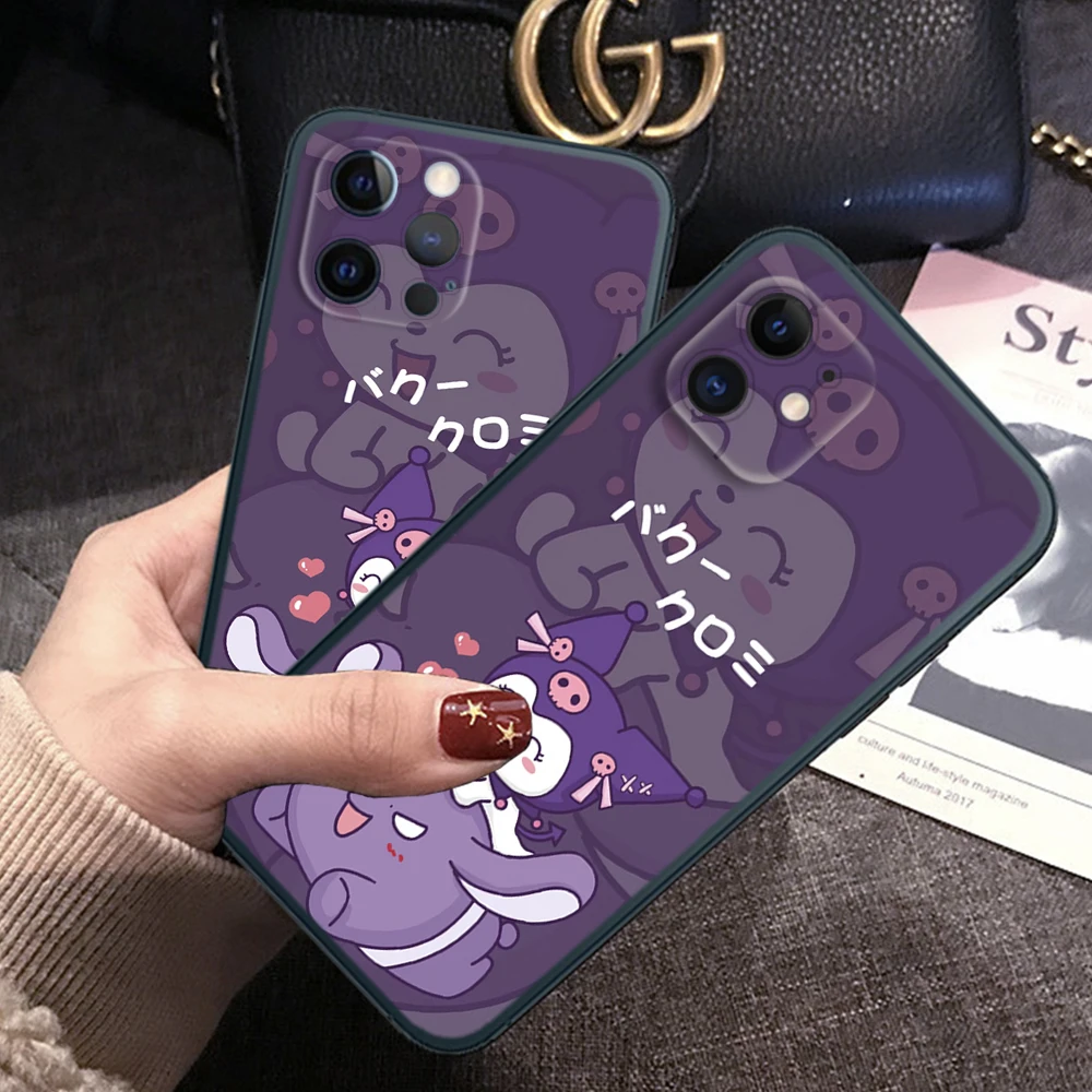 Z36 Kuromi cute Soft Case for Xiaomi Redmi 7A 8 8A 9 9A 9C NFC 10A 9T 10X Note 8T 10 Pro Max 11 11S