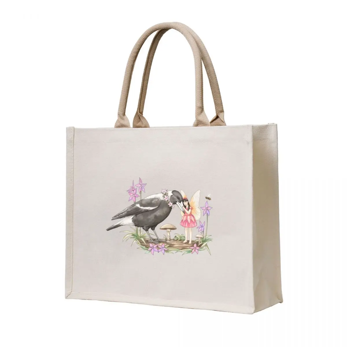 

Australian Fairies - Magpie Tote Bag bag luxury women tote bag women custom tote