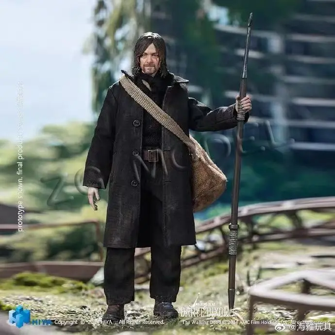【In Stock】HIYA Toys 1/12 The Walking Dead: Dead City Daryl Dixon Articulated Action Figure view 3
