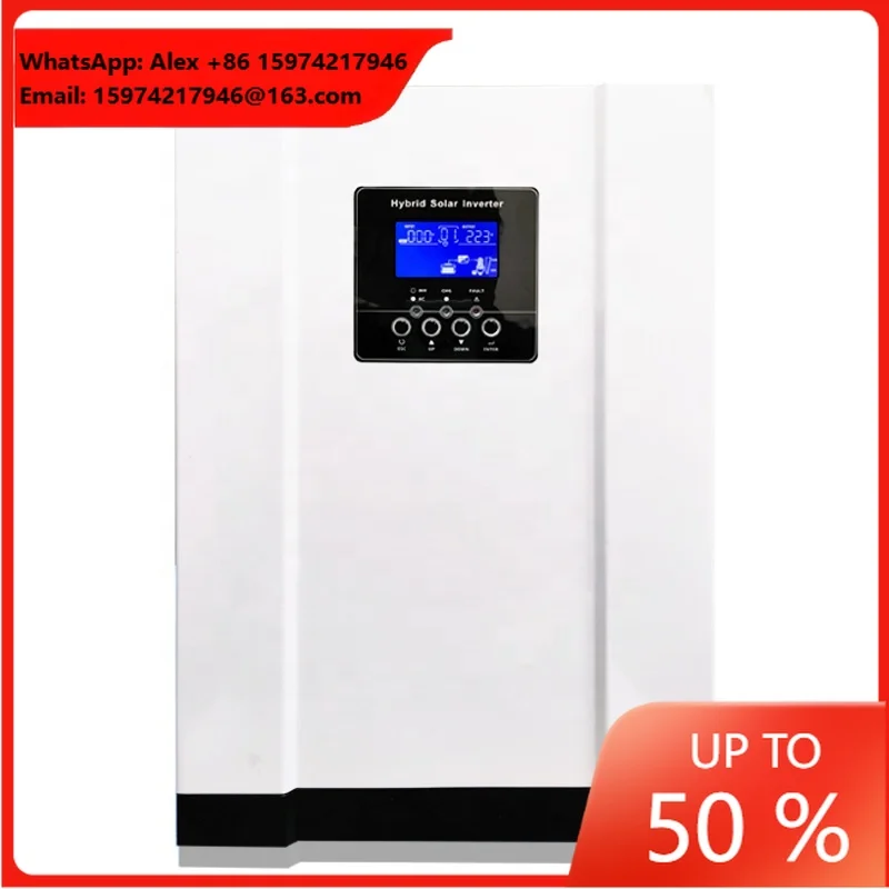 5.6KW 3.6KW Hybrid Solar Inverter 48V Battery Pure Sine Wave Off Grid Solar Charger Mppt 80A 120A DC 24V 48V With Wifi RS485/45