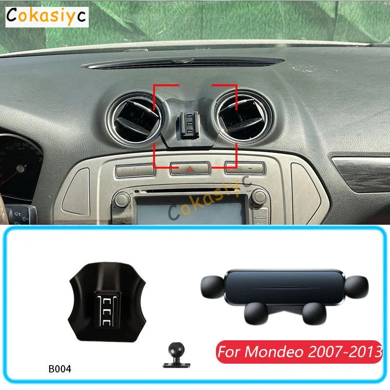 Auto-Handyhalterung für Ford Mondeo Fusion MK4 2007-2013, Schwerkraft-Ständerhalterung, horizontale GPS-Mobilhalterung, Basiszubehör