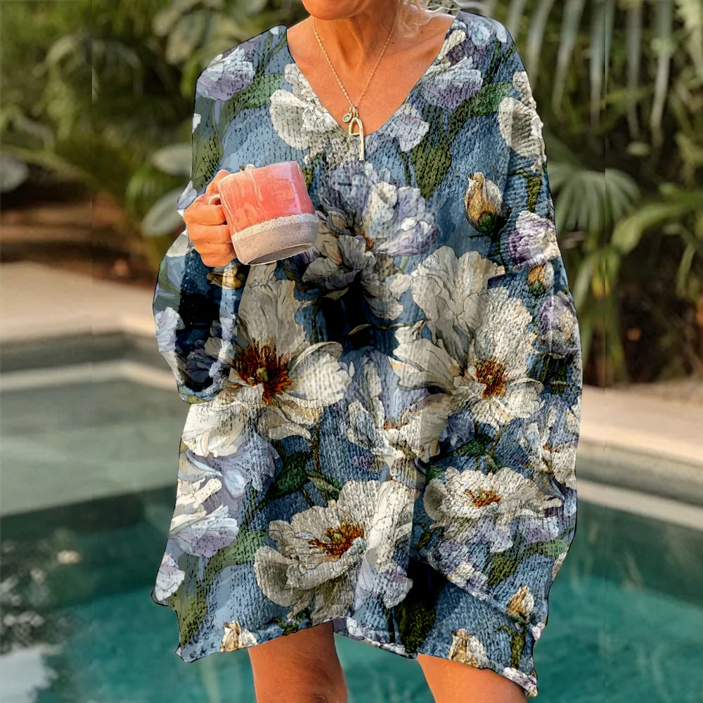 

Autumn Winter flower sweaters Women's Oversized Sweaters 2025 Lightweight Pullover Trendy Soft Outfits Y2k jumpers for girls