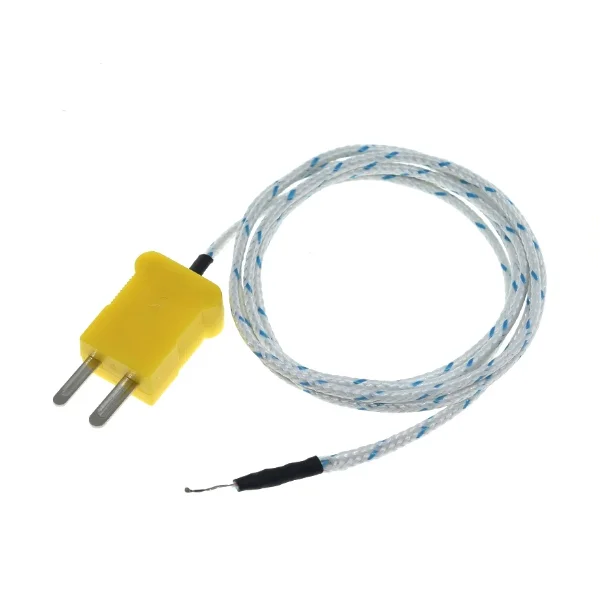 TP-01 Exposed Contact Thermocouple Temperature Wire Type K 1Meter/2 Meter Sensor Probe Air Gas Measurement