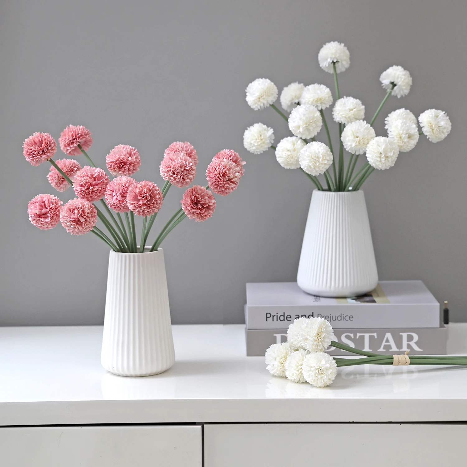 

Artificial Flowers Silk Mini Ball Chrysanthemum Home Room Wedding Bridal Bouquet Decora Valentine Outdoor Yard Garden DIY Gifts