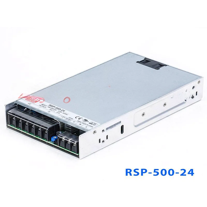 

MEAN WELL RSP-500-24 switching power supply 500W/24V/21A/20A thin with PFC function to replace SP