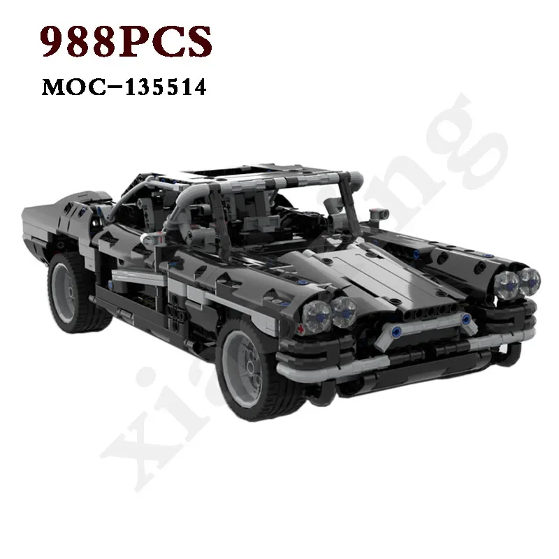 

MOC-135514 Racing 42111-C1by ale0794 Model Racing 988PCS Building Blocks Adult MOC Assembled Building Blocks Christmas Gift