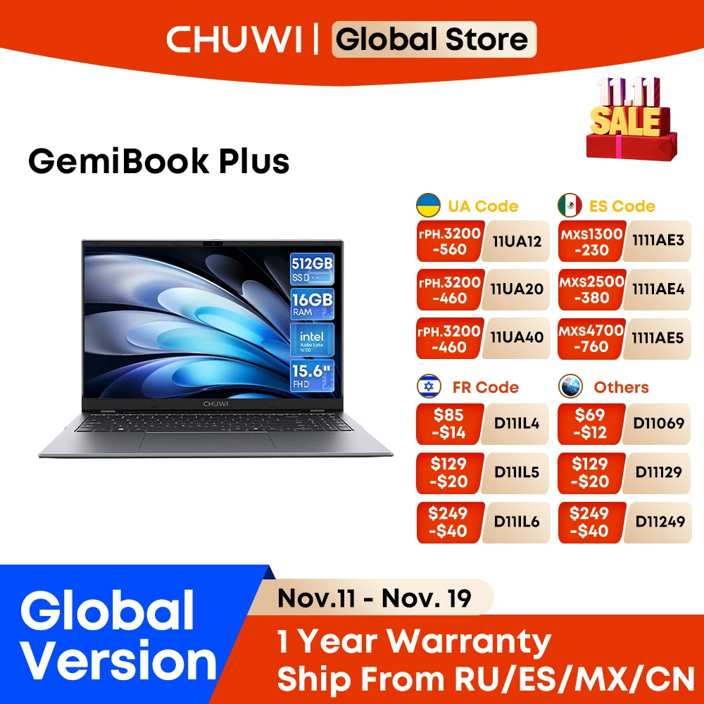 Рисунок 1 - Ноутбук CHUWI 15