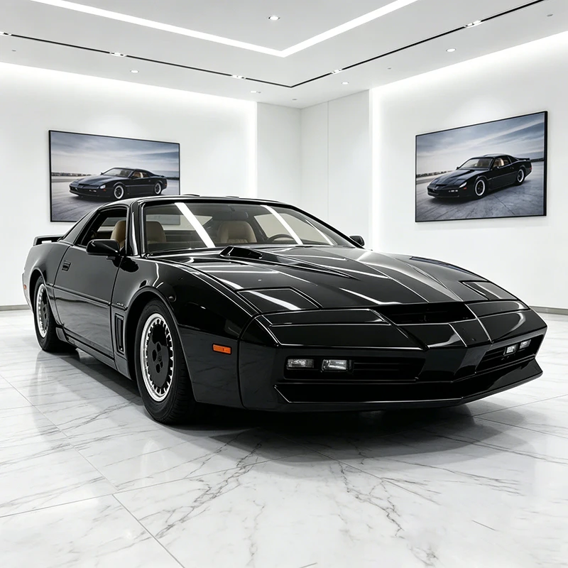 JADA 1:24 Knight Rider K.I.T.T. KITT 1982 Coche de Aleación Fundido a Presión y Vehículos, Modelo de Coche en Miniatura a Escala para Colección o Regalo