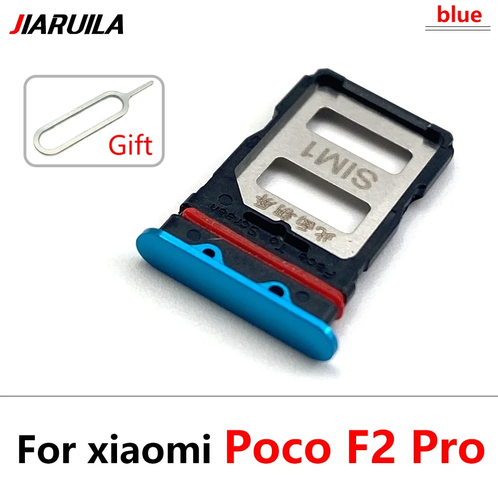 10Pcs, Tacka na kartę SIM do Xiaomi Poco F2 Pro F1 X3 F3 M3 Micro Nano Uchwyt na kartę SIM Gniazdo adaptera gniazda